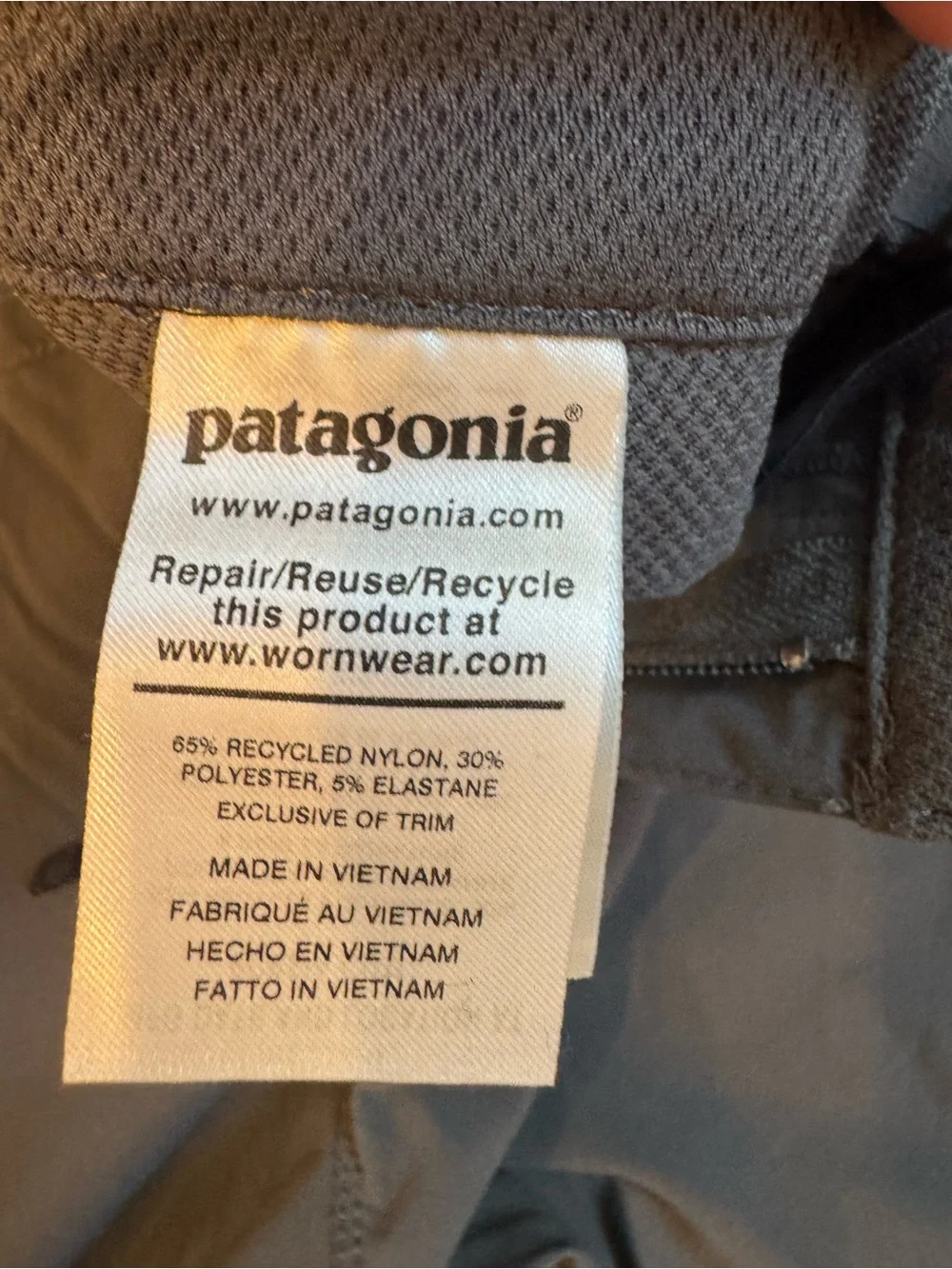 Patagonia Women's Quandary Convertible Pants (3 ways) Color-Forge Grey. Size 6